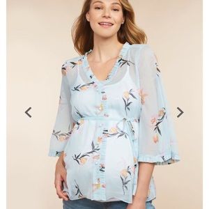 NWT Jessica Simpson Maternity Shirt